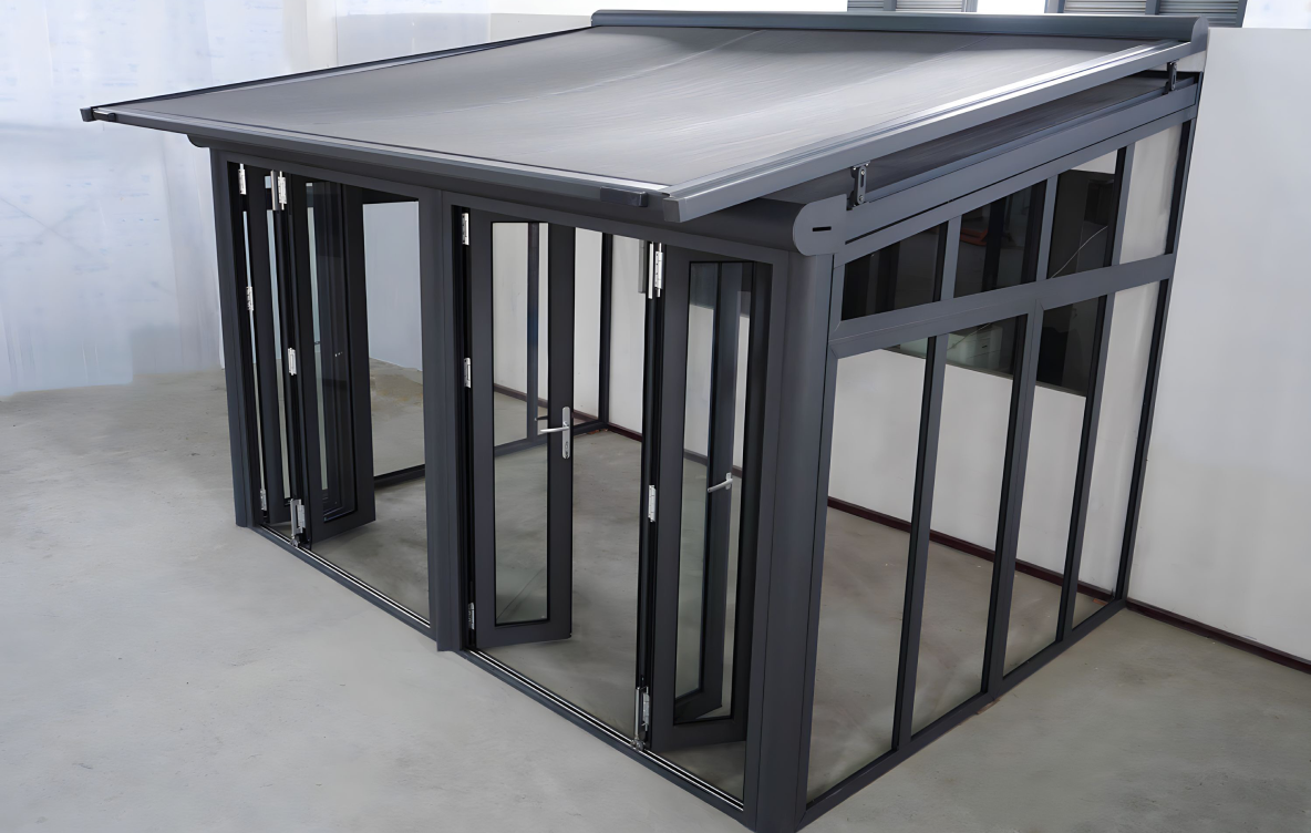 Elektrische Aluminium Vollkassetten-Terrassenmarkise ”ANACONDA”